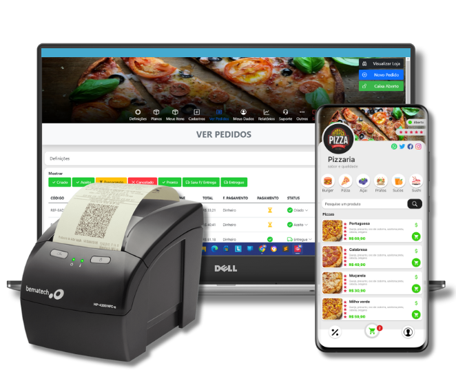 Cardápio Digital e Sistema de Delivery